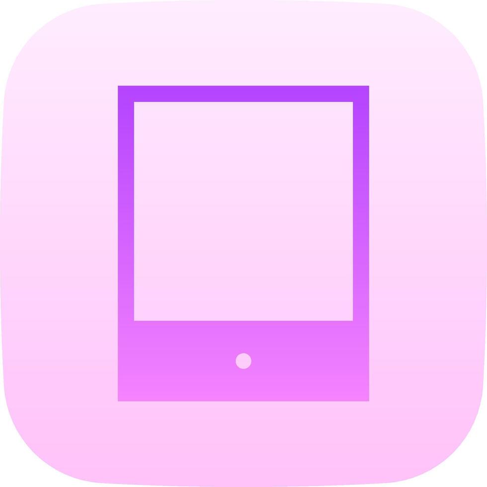An app icon with a purple square vector