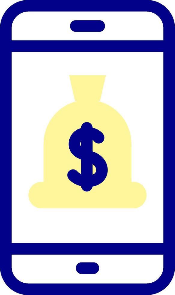 Mobile app icon vector