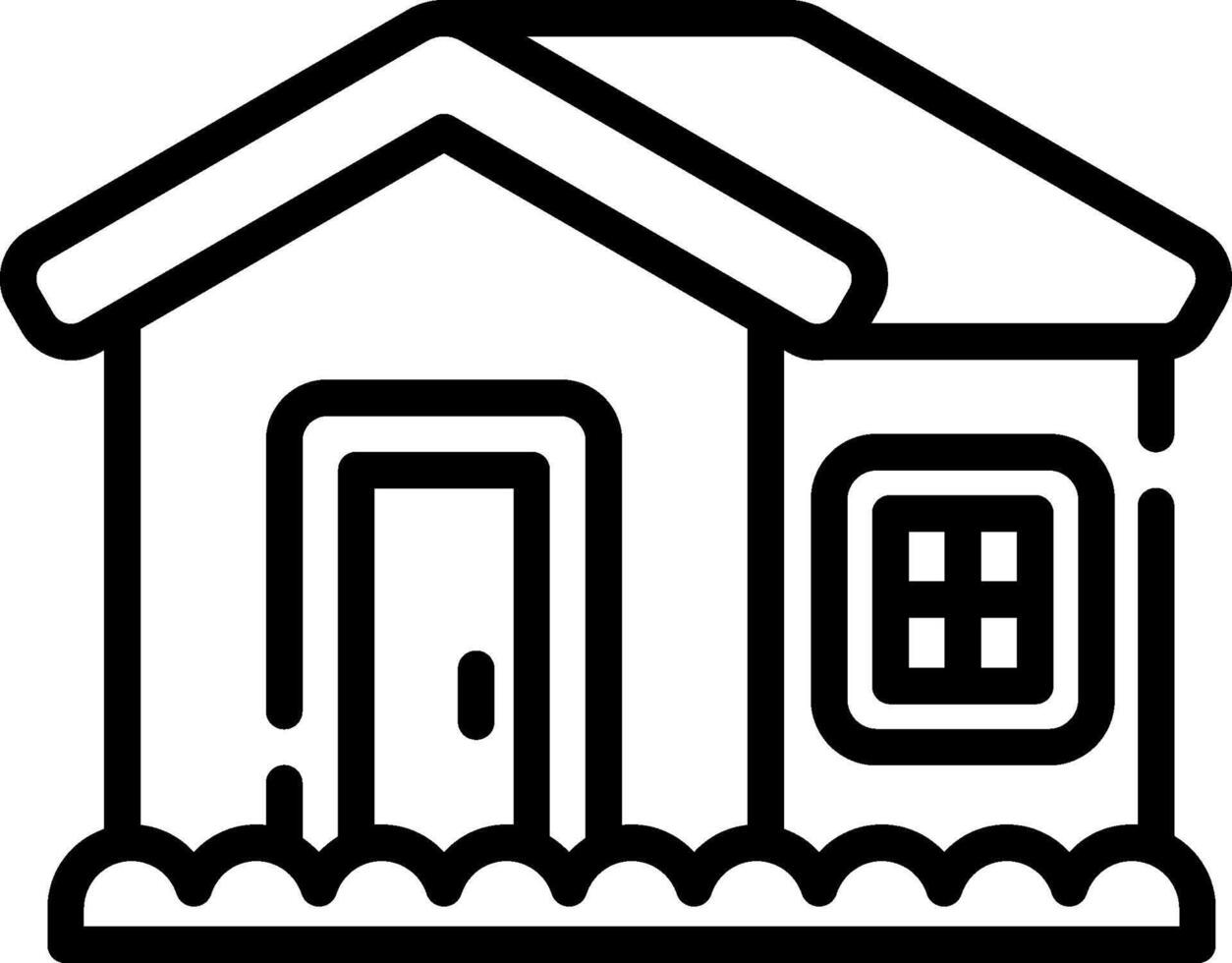 House icon outline vector