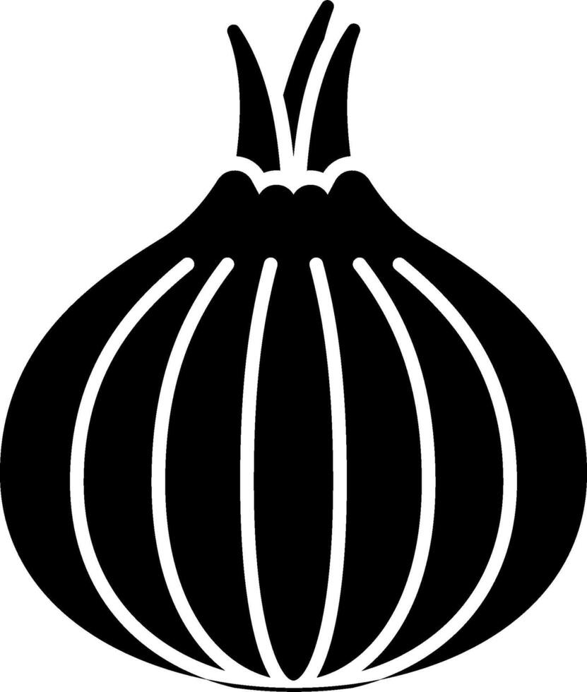 An onion icon on a white background vector