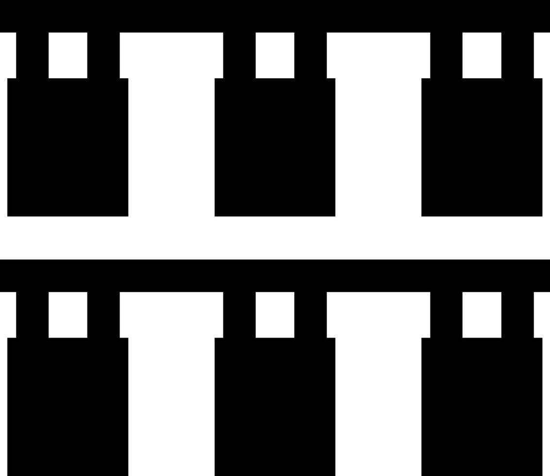 A black and white image of a black and white square vector