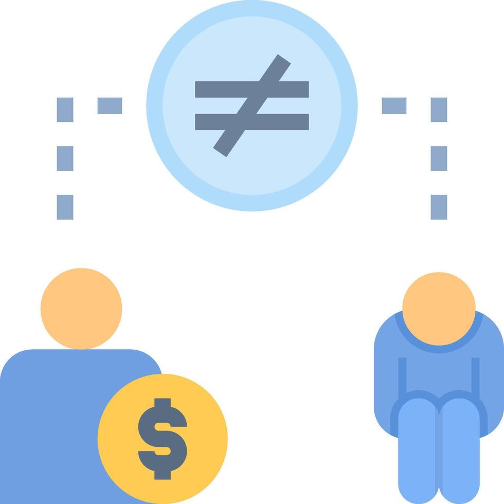 Two people are sitting on a bench and one is holding a dollar sign vector