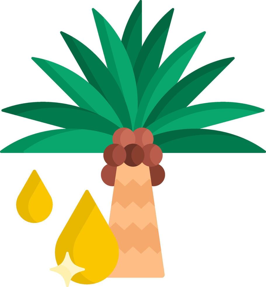 Palm oil clipart vector