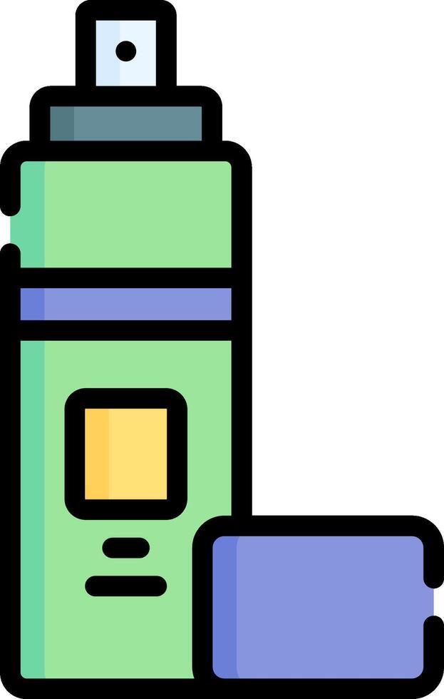 Spray can icon vector