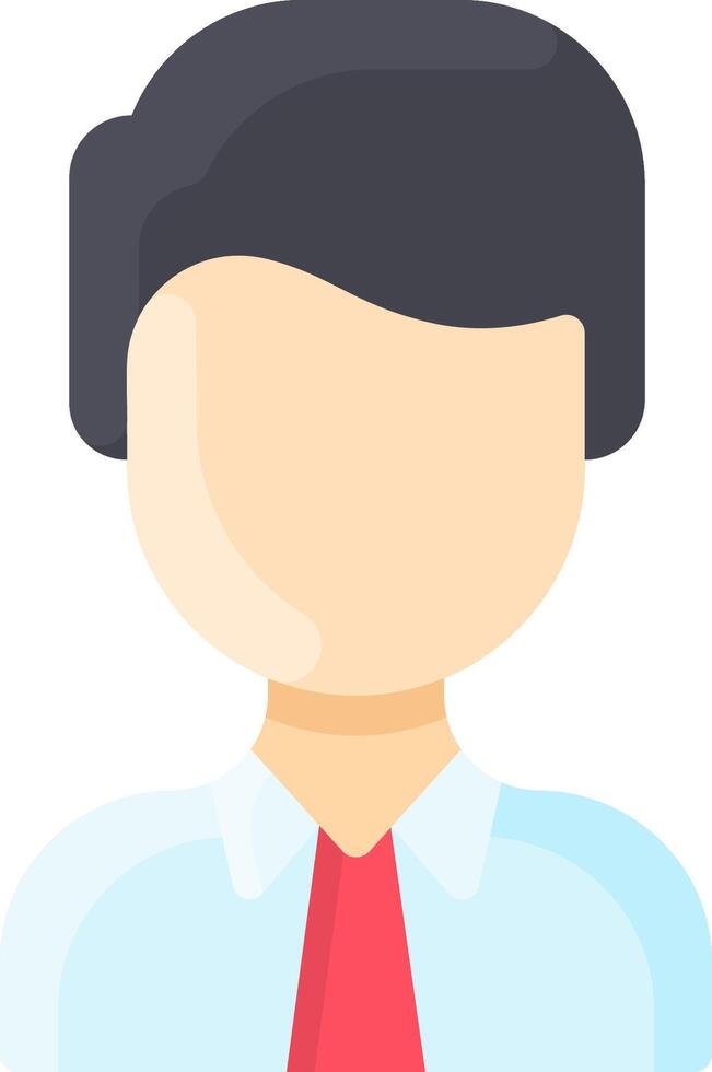 A man wearing a tie and shirt vector