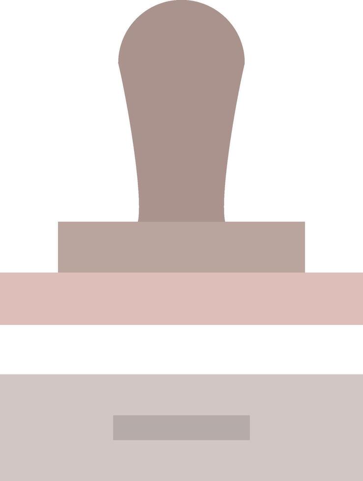 A stamp with a handle and a handle vector