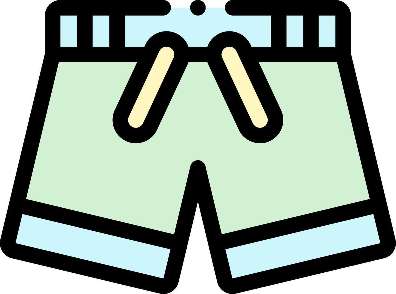 Shorts icon illustration vector