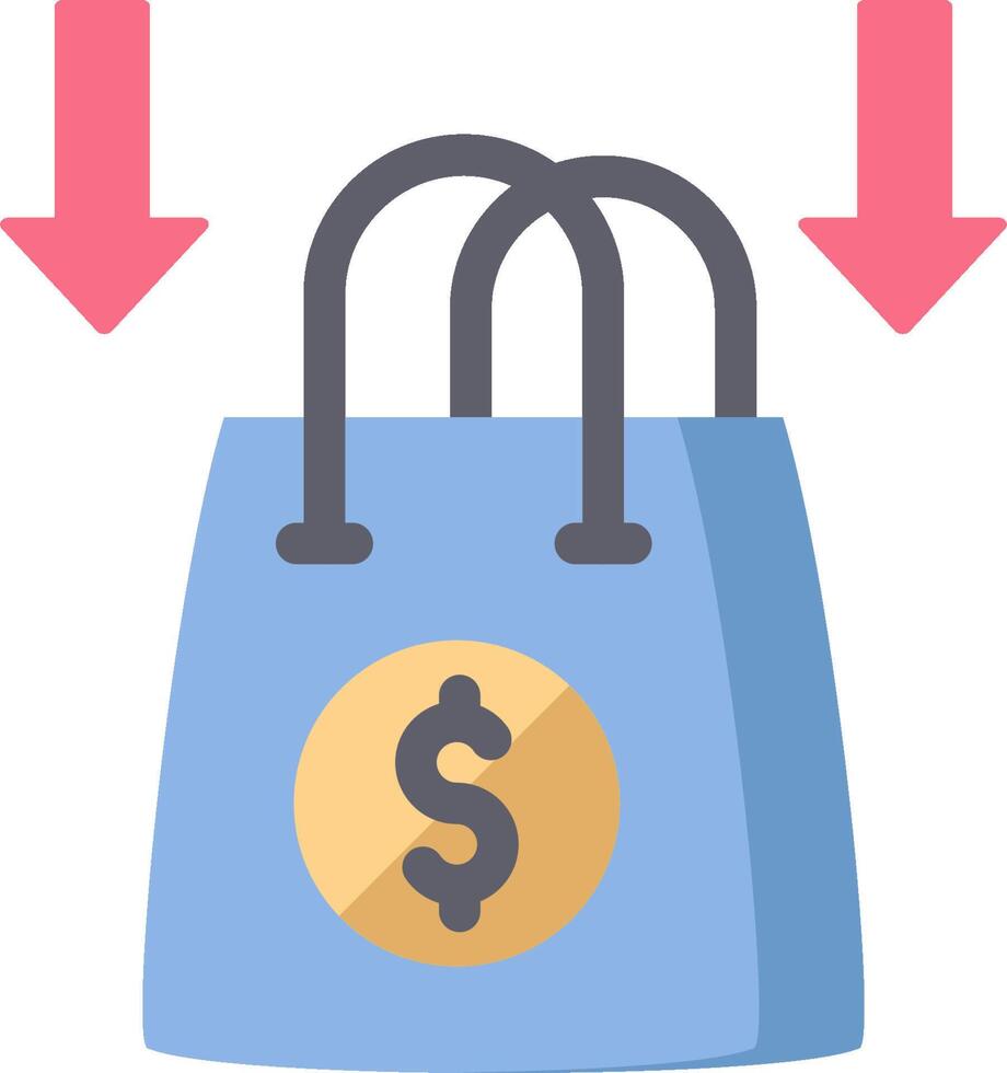 A shopping bag with a dollar sign on it vector