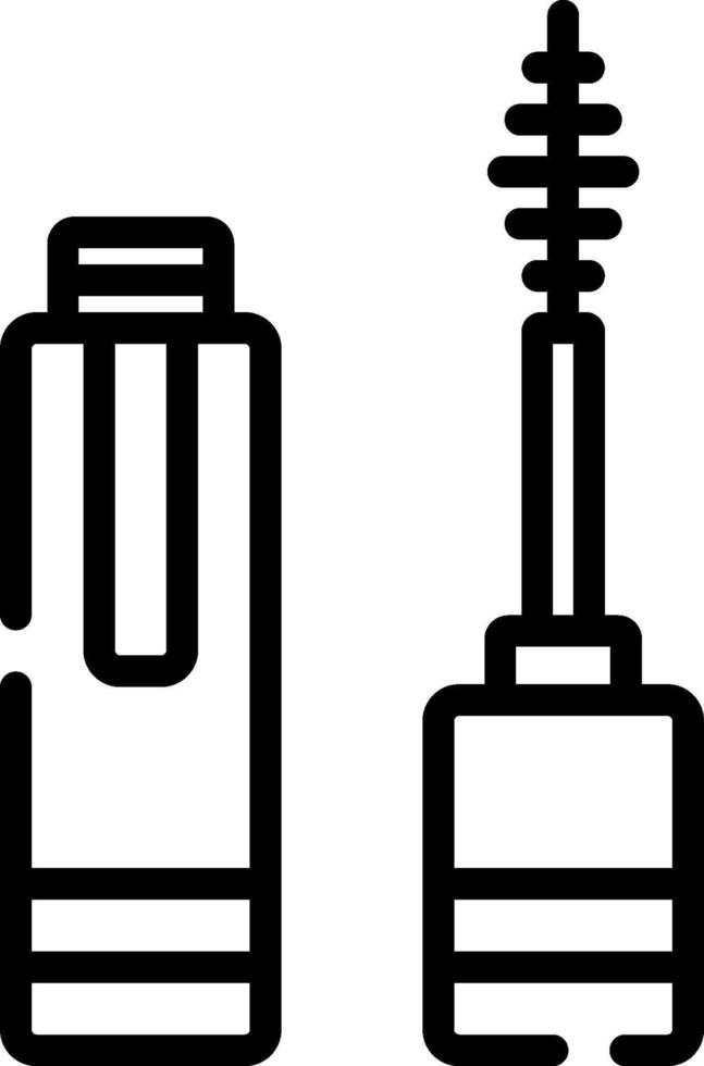 Mascara brush icon vector