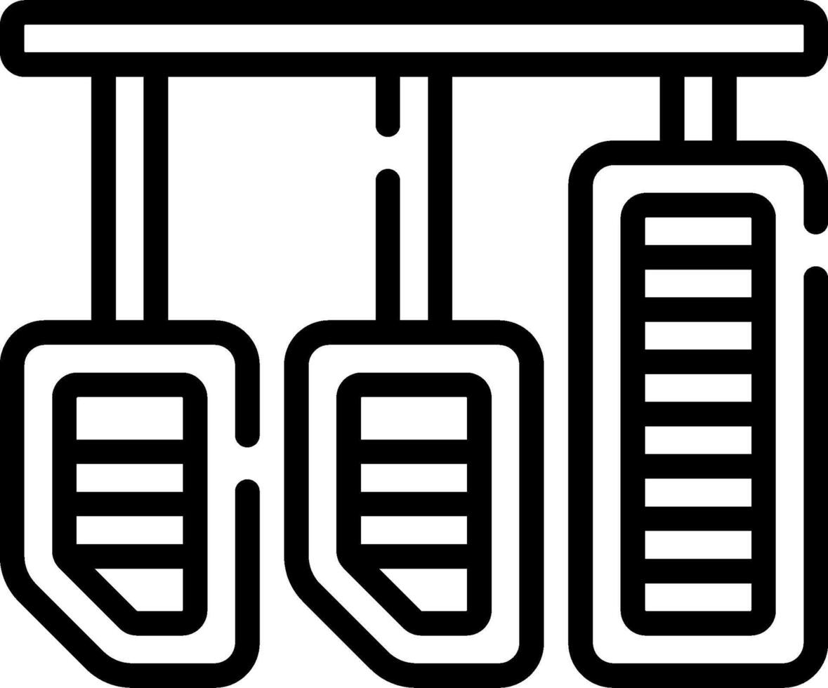 A black and white illustration of a refrigerator vector