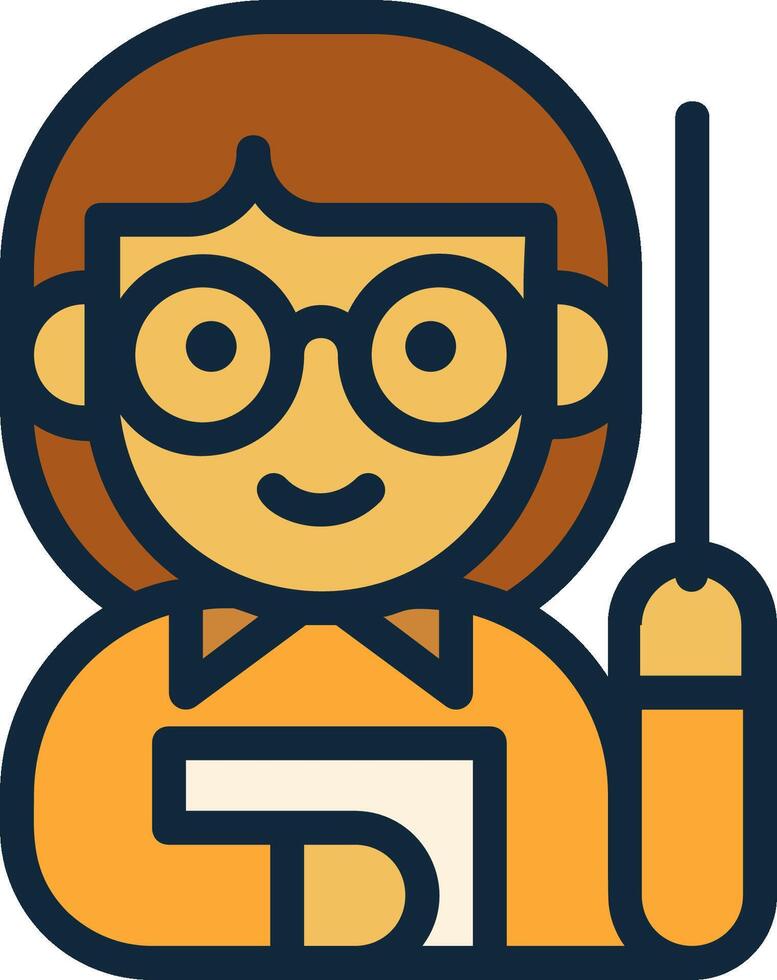 Teacher icon illustration vector