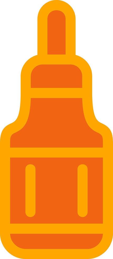 Serum Orange Filled Icon vector