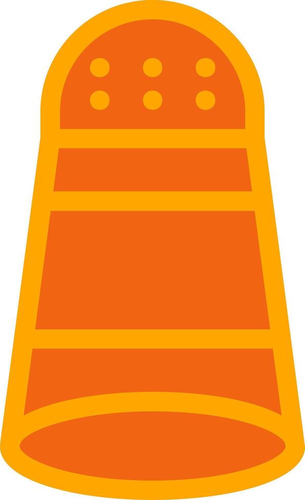 Salted Orange Filled Icon vector