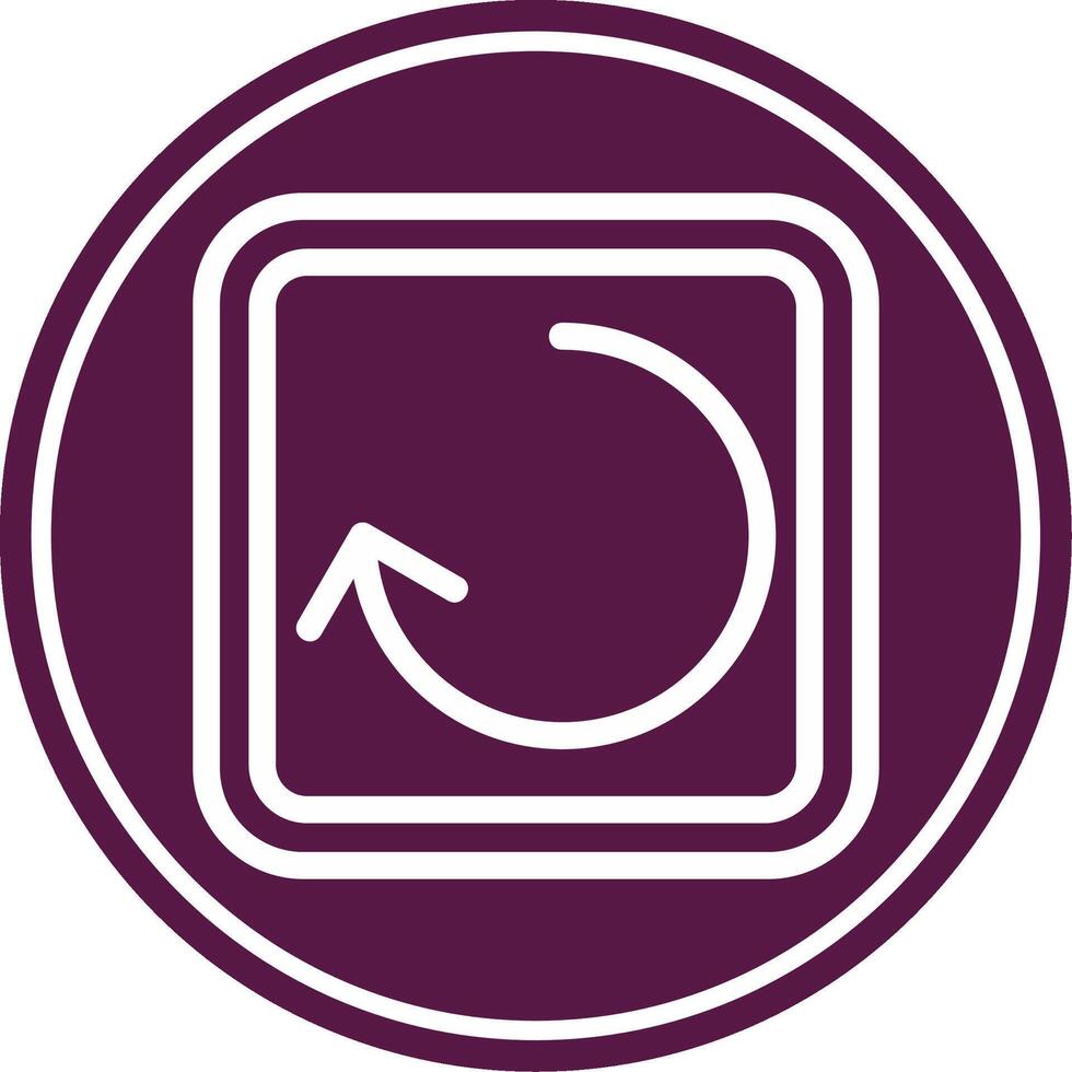 Reload Line Circle Icon vector