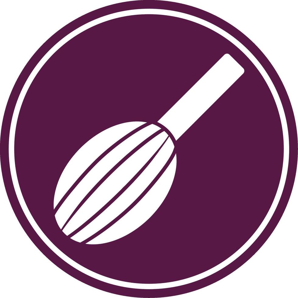 Mixer Glyph Circle Icon vector