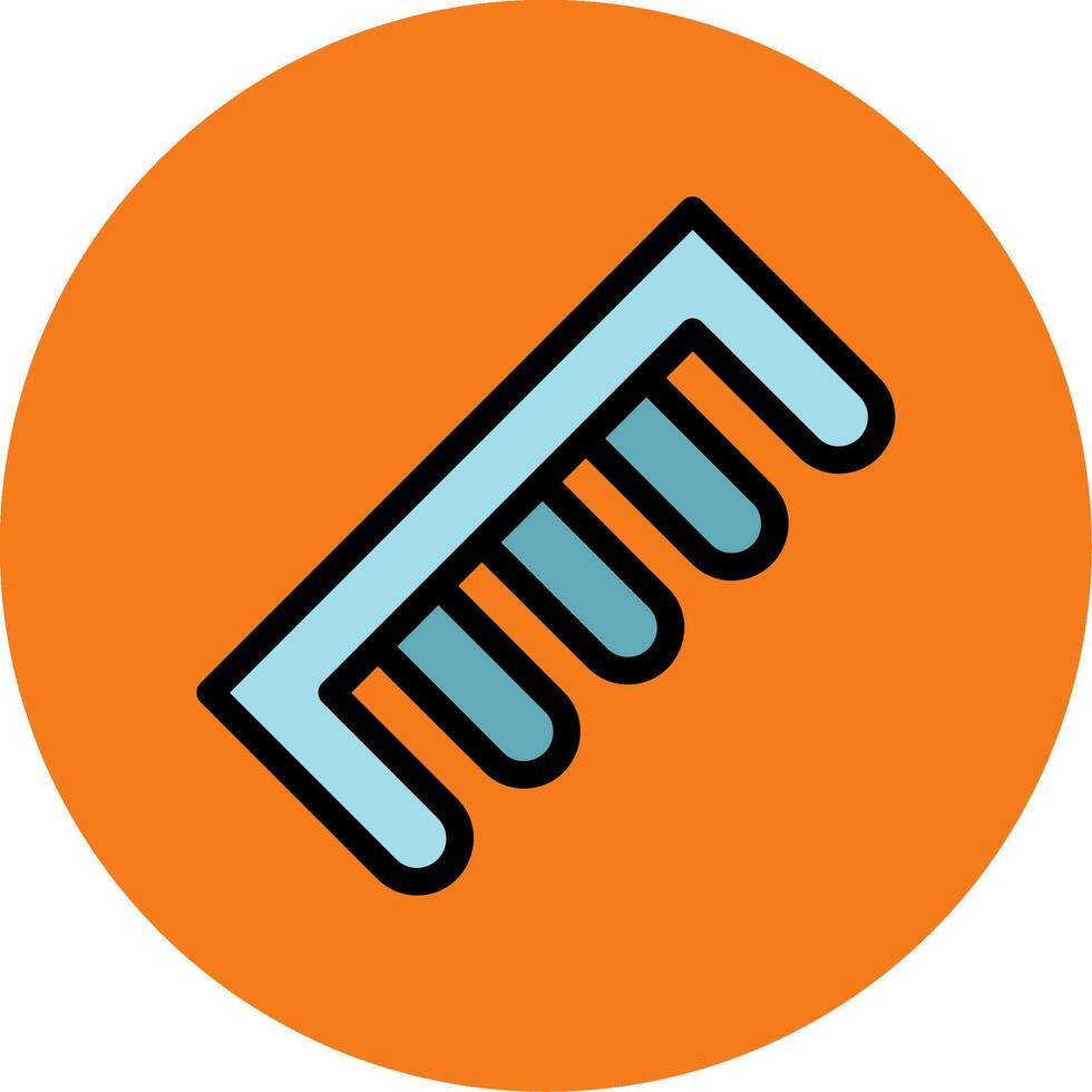 Comb Filled Multi Circle Icon vector