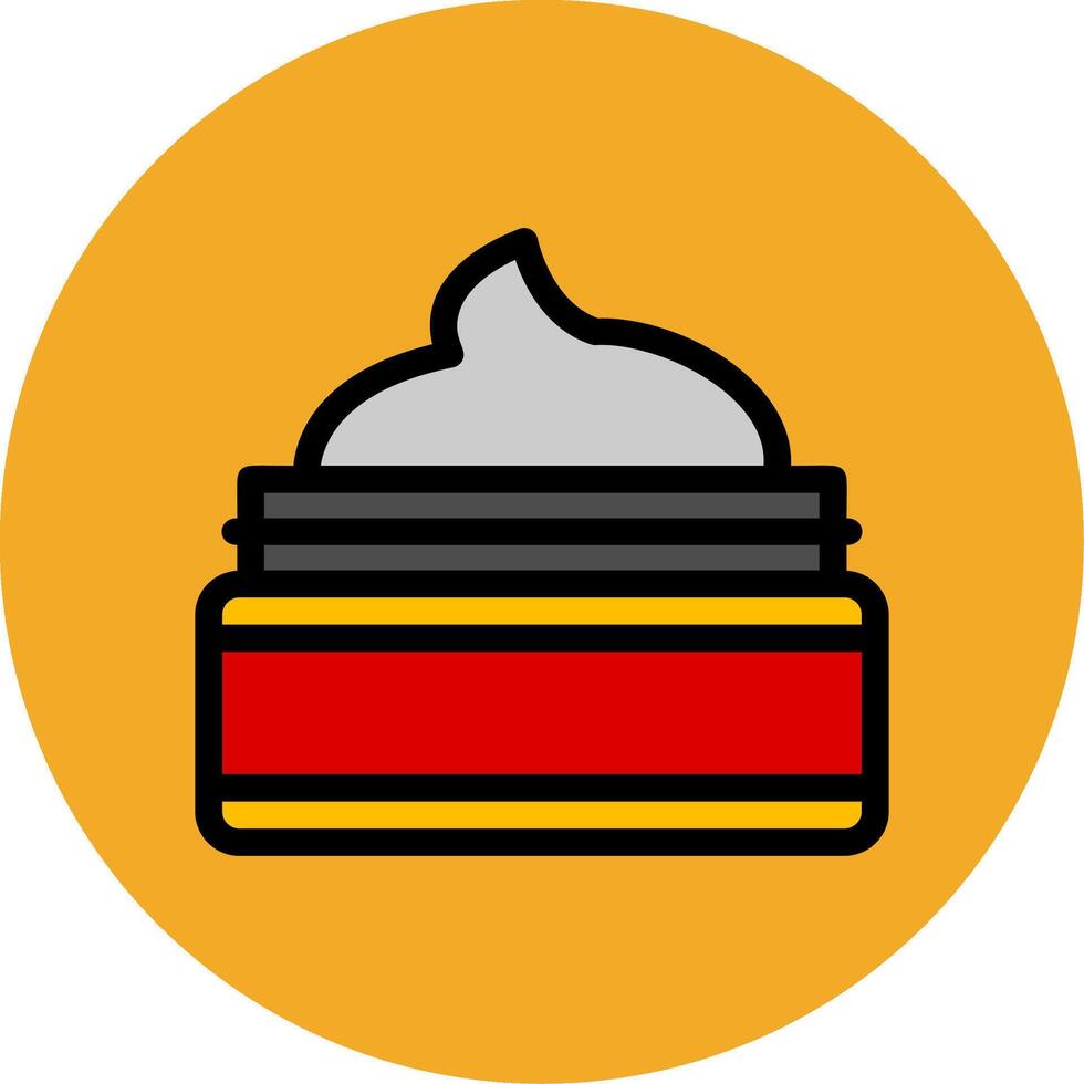 Cream Filled Multi Circle Icon vector
