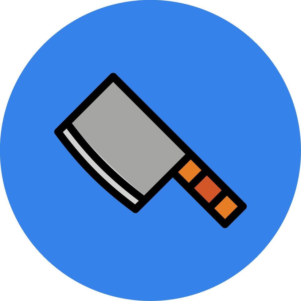 Knife Filled Multi Circle Icon vector