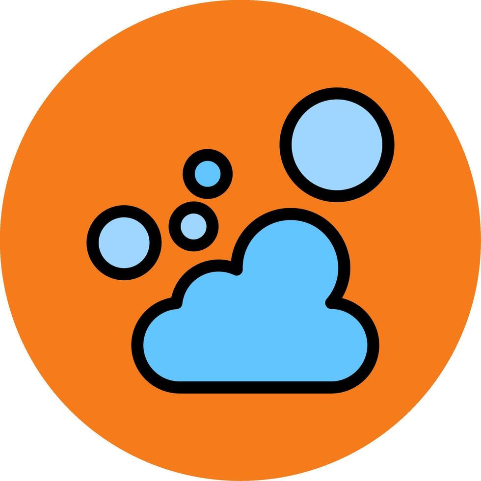 Foam Filled Multi Circle Icon vector