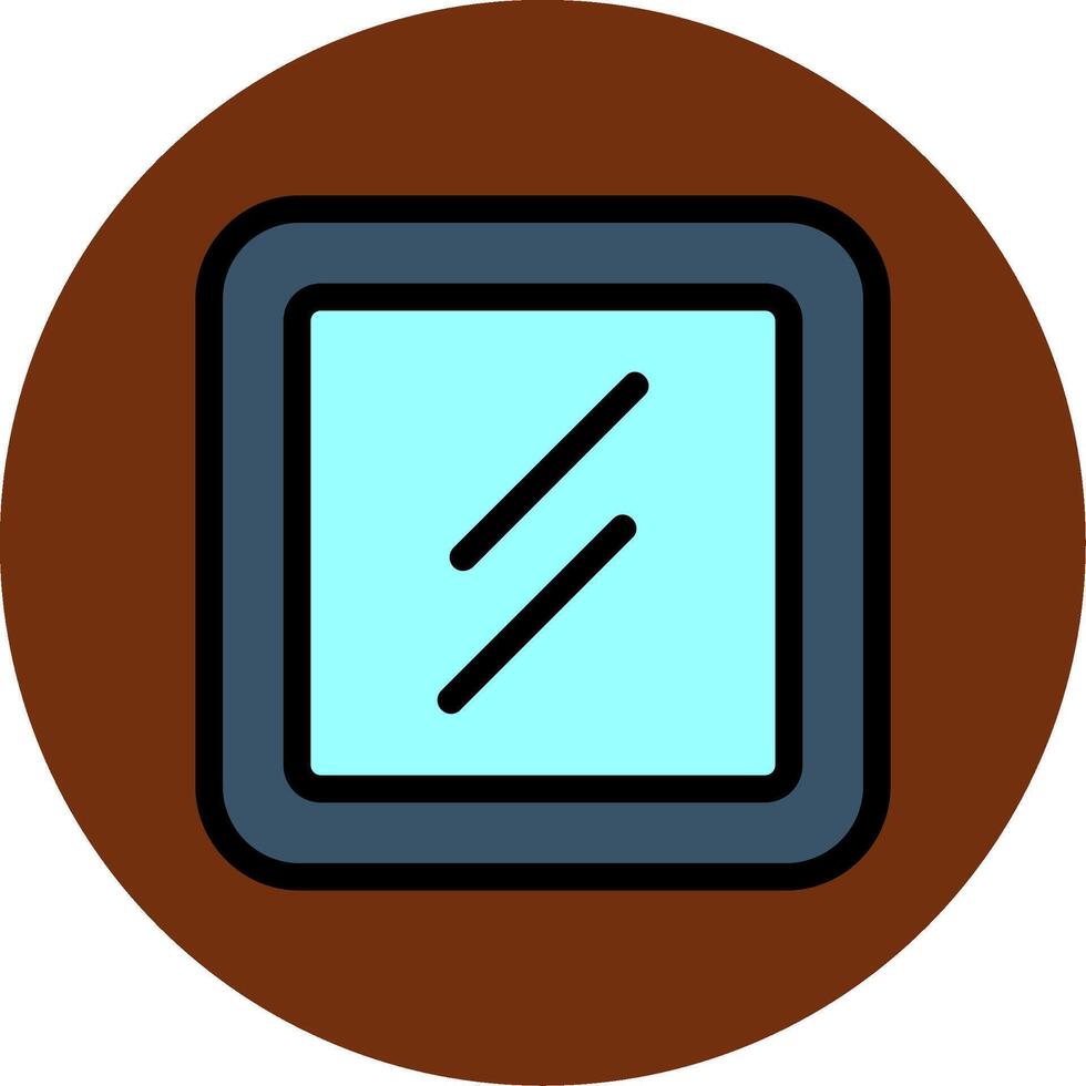 Mirror Filled Multi Circle Icon vector