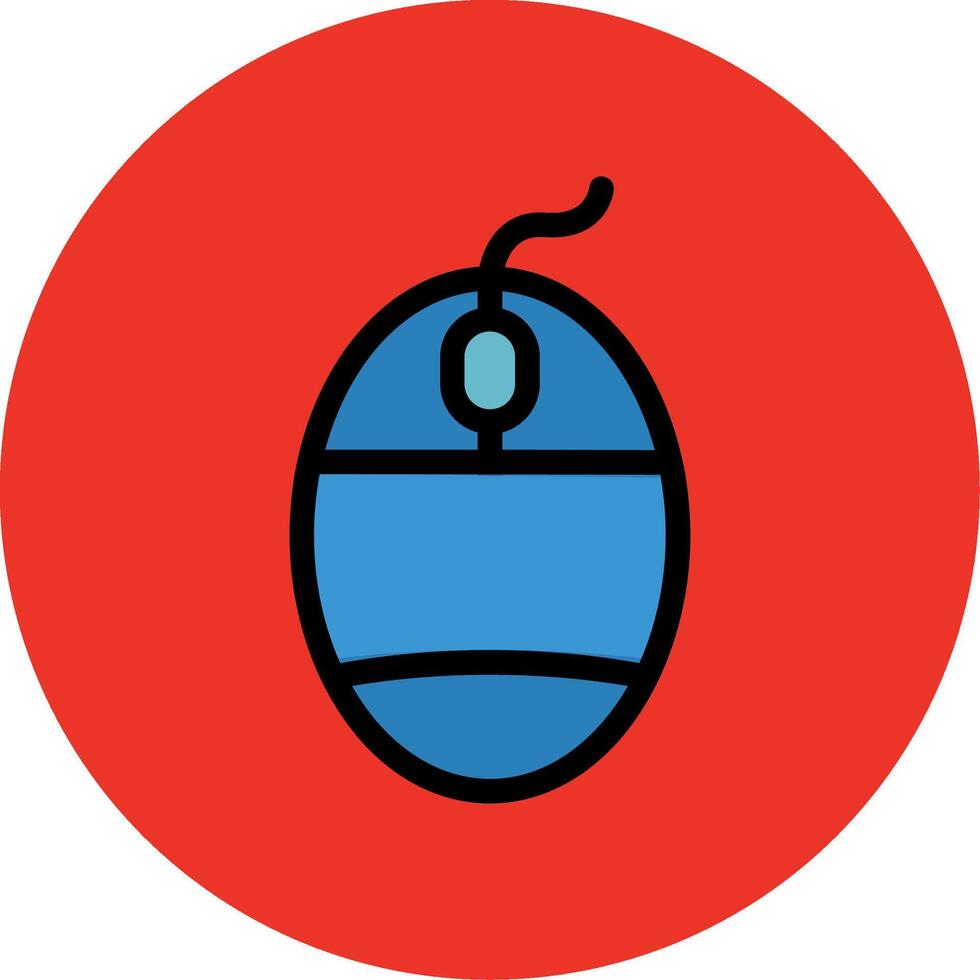 Mouse Filled Multi Circle Icon vector