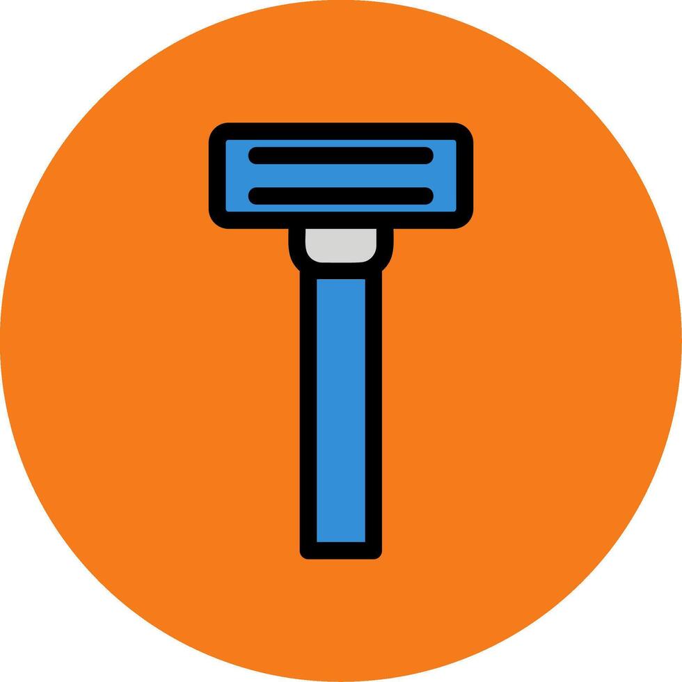 Razor Filled Multi Circle Icon vector