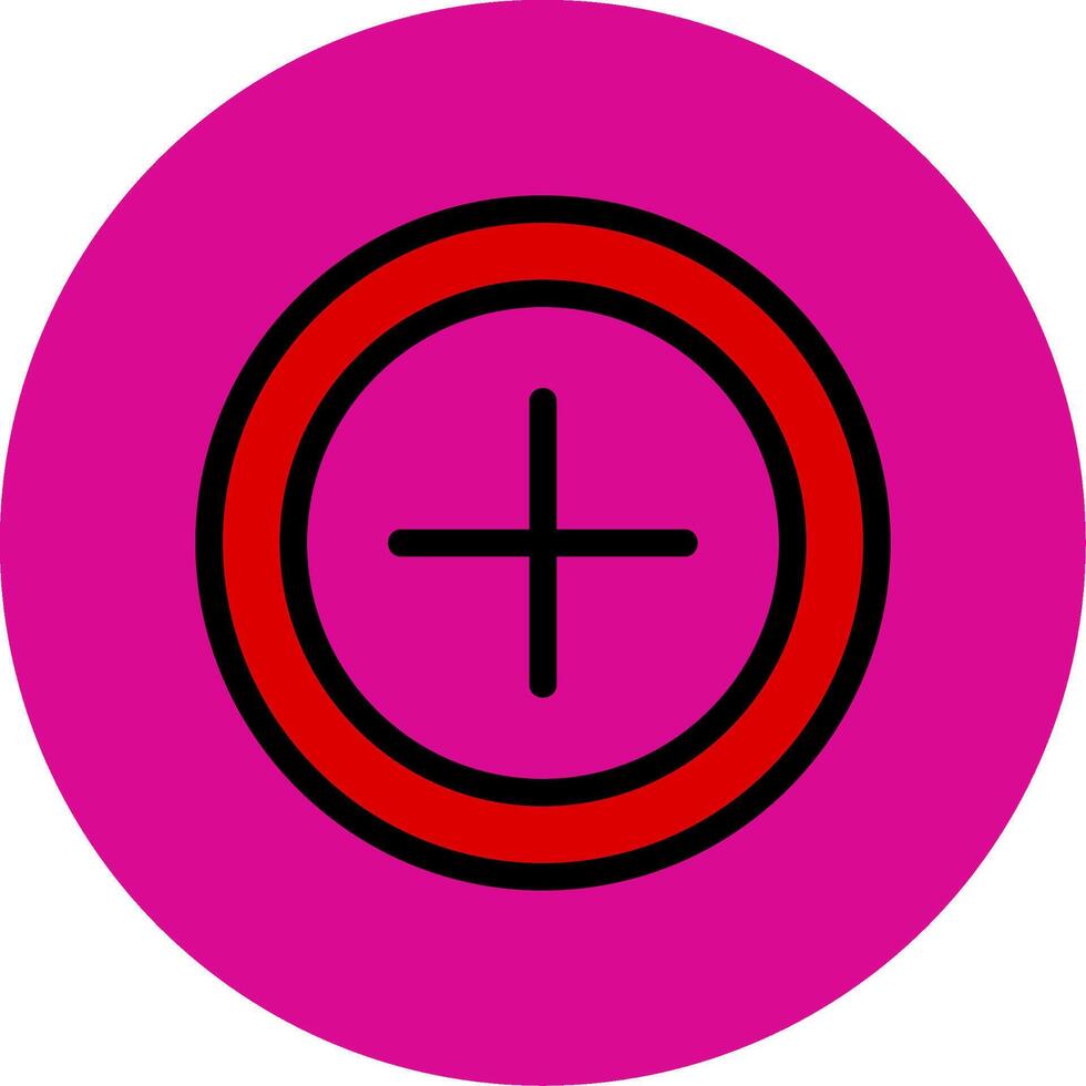 Favorite Filled Multi Circle Icon vector