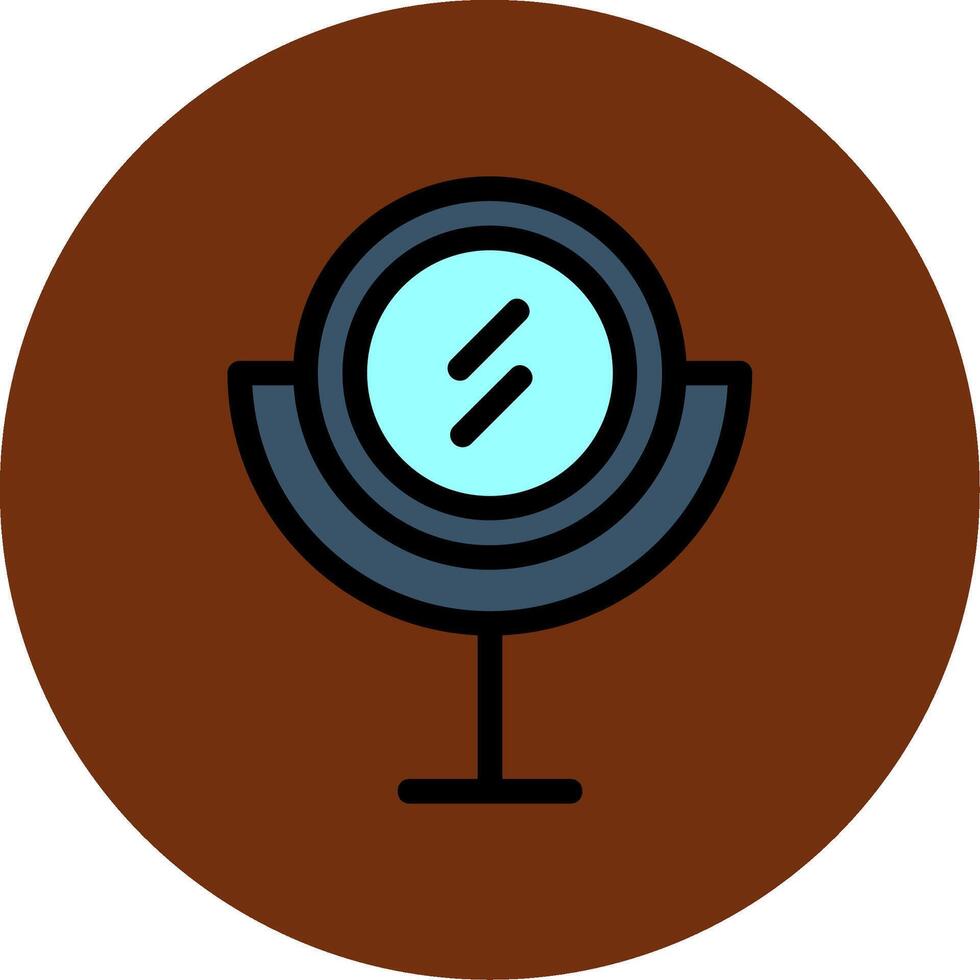 Mackup Mirror Filled Multi Circle Icon vector