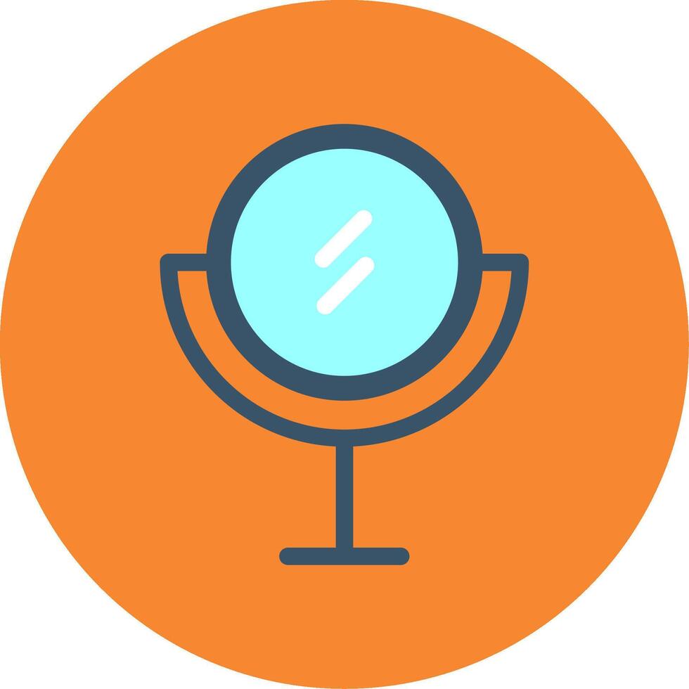 Mackup Mirror Flat Multi Circle Icon vector