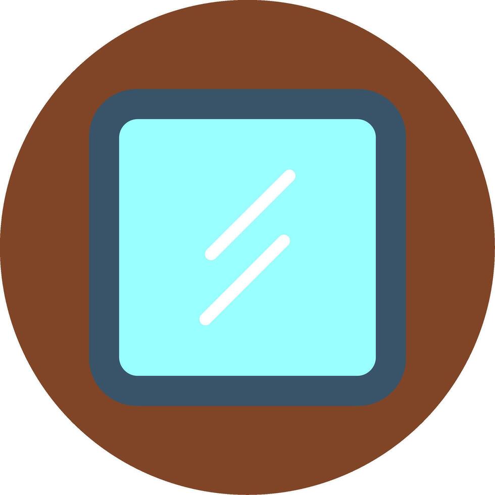 Mirror Flat Multi Circle Icon vector