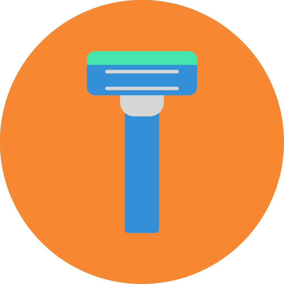 Razor Flat Multi Circle Icon vector