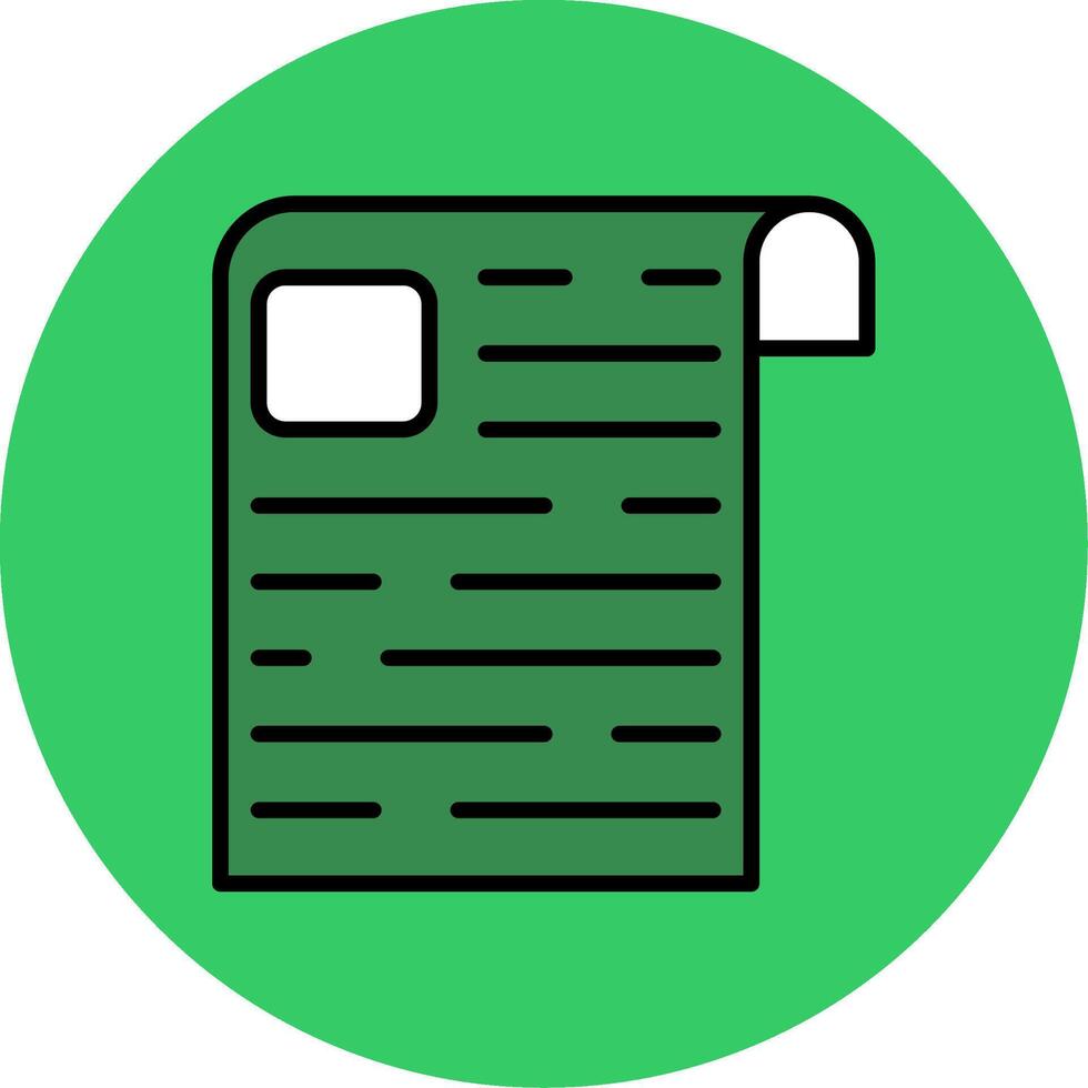 Article Filled Circle Icon vector