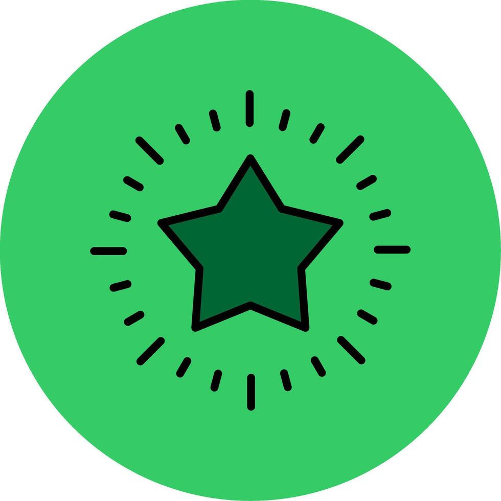 Excellence Filled Circle Icon vector