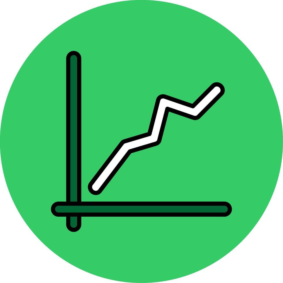 Chart Filled Circle Icon vector