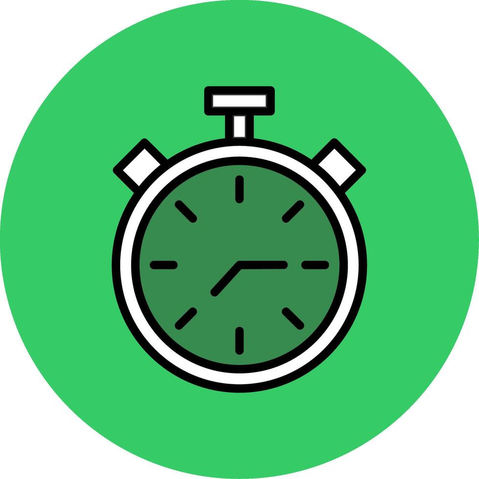 Alarm Filled Circle Icon vector