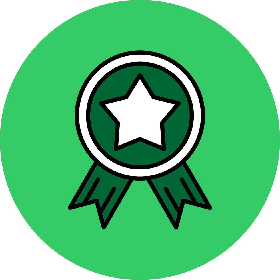 Win Filled Circle Icon vector