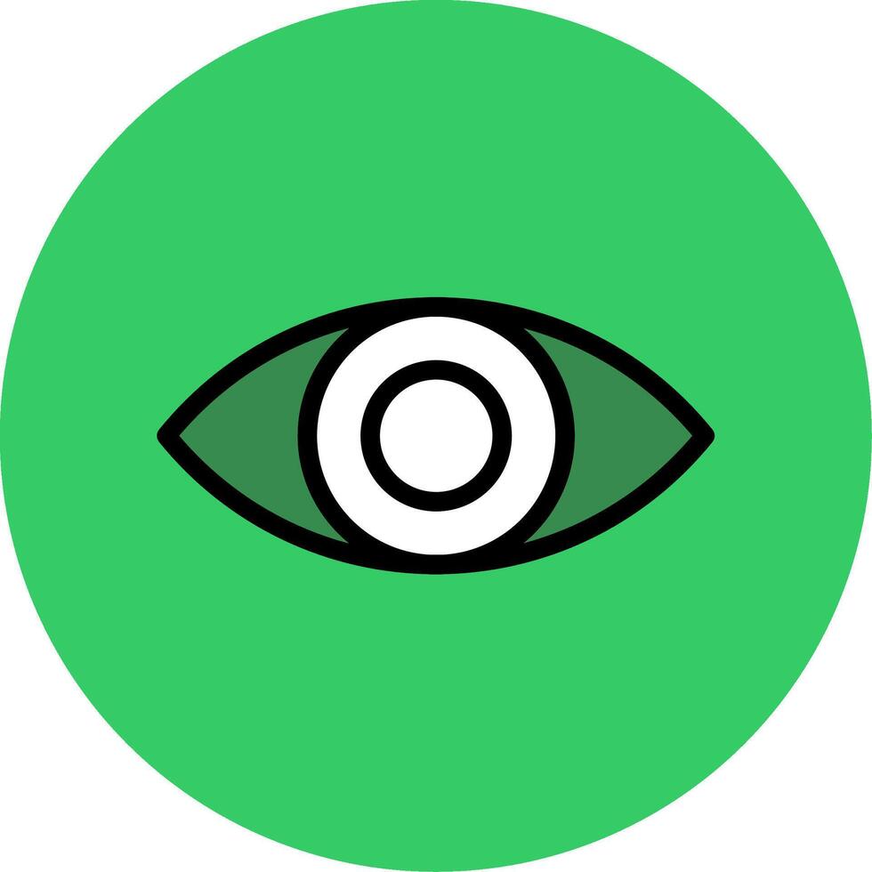 View Filled Circle Icon vector
