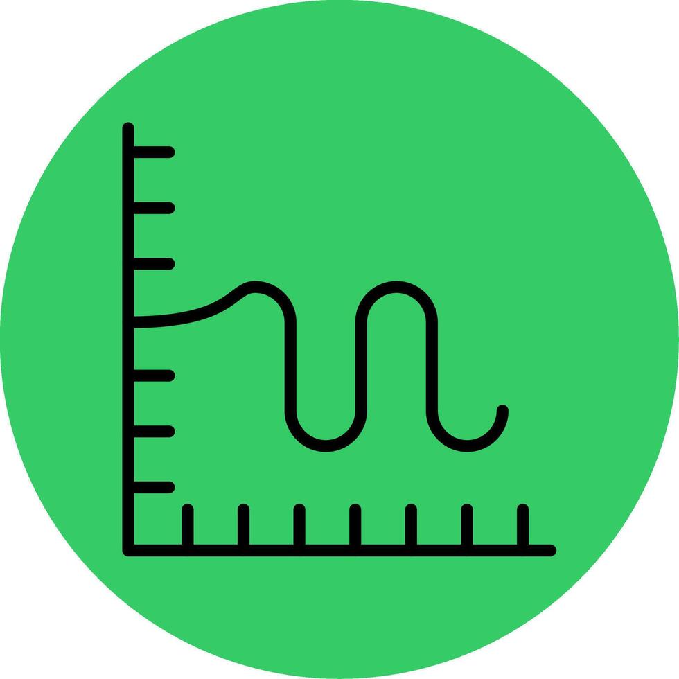 Chart Filled Circle Icon vector