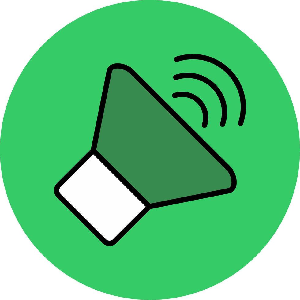 speaker Filled Circle Icon vector