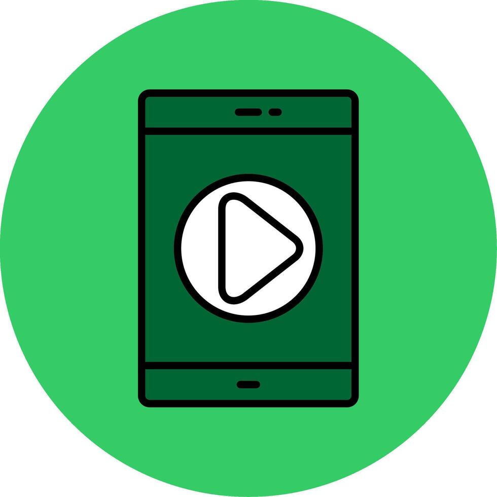 Tutorial Filled Circle Icon vector
