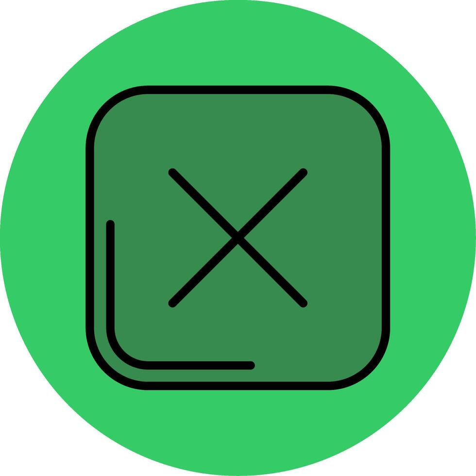 Interface Filled Circle Icon vector