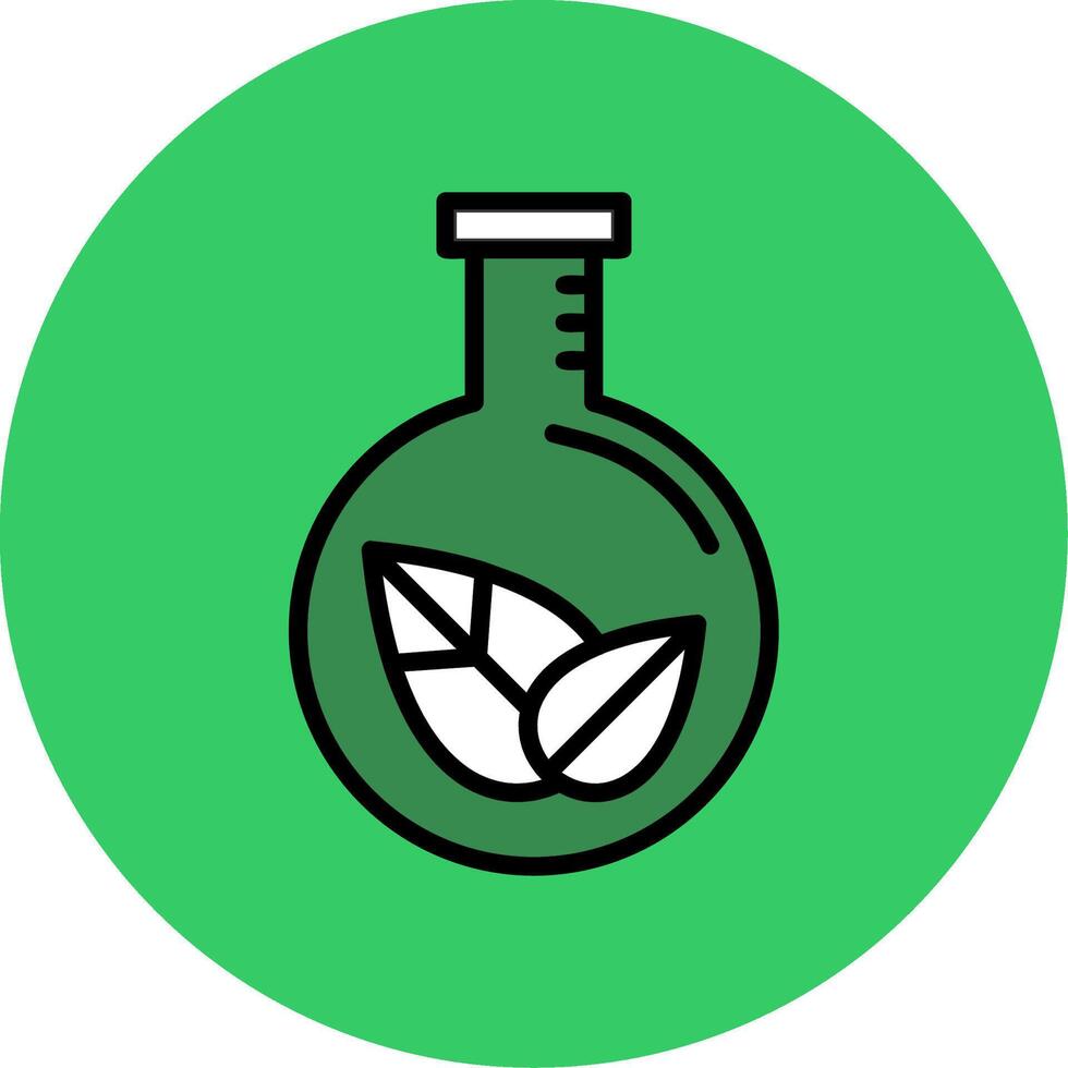 Science Filled Circle Icon vector