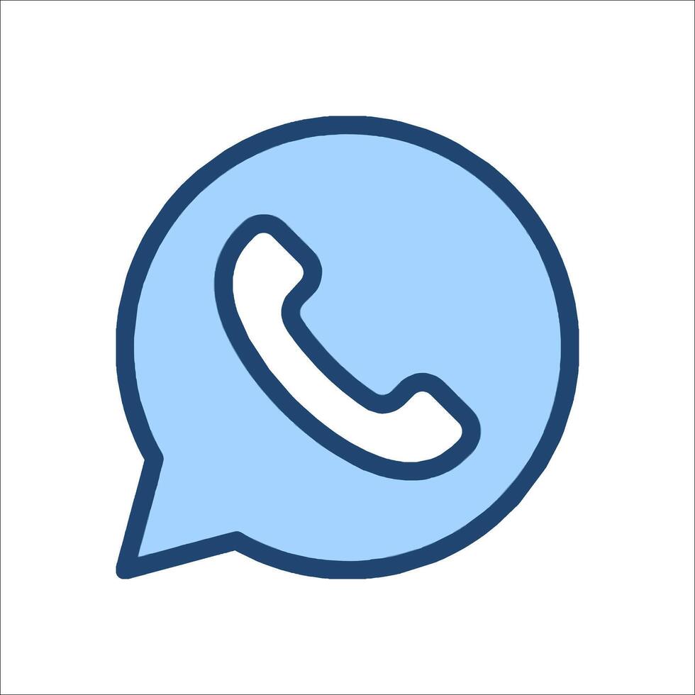 Whatsapp icon illustration vector
