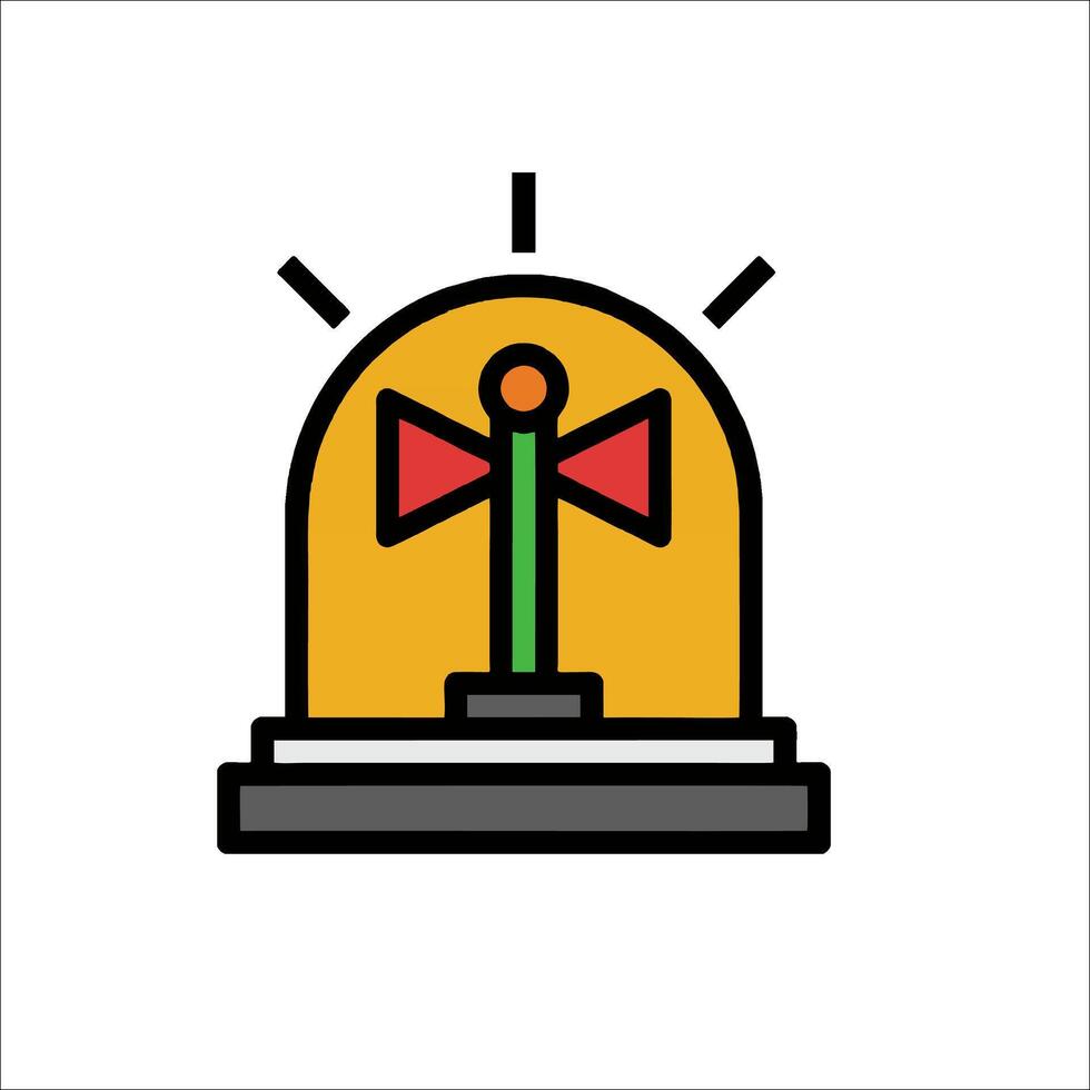 A red and green light on top of a white background vector