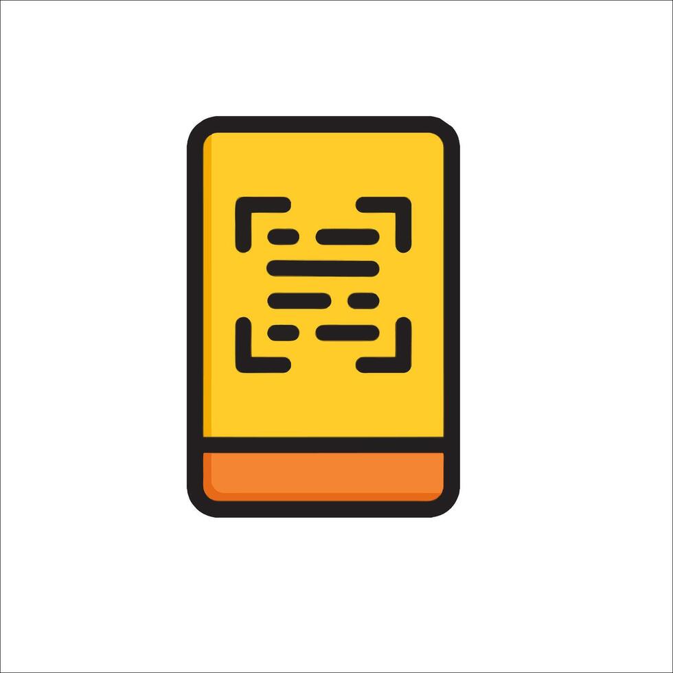 A yellow pencil with a note on it vector