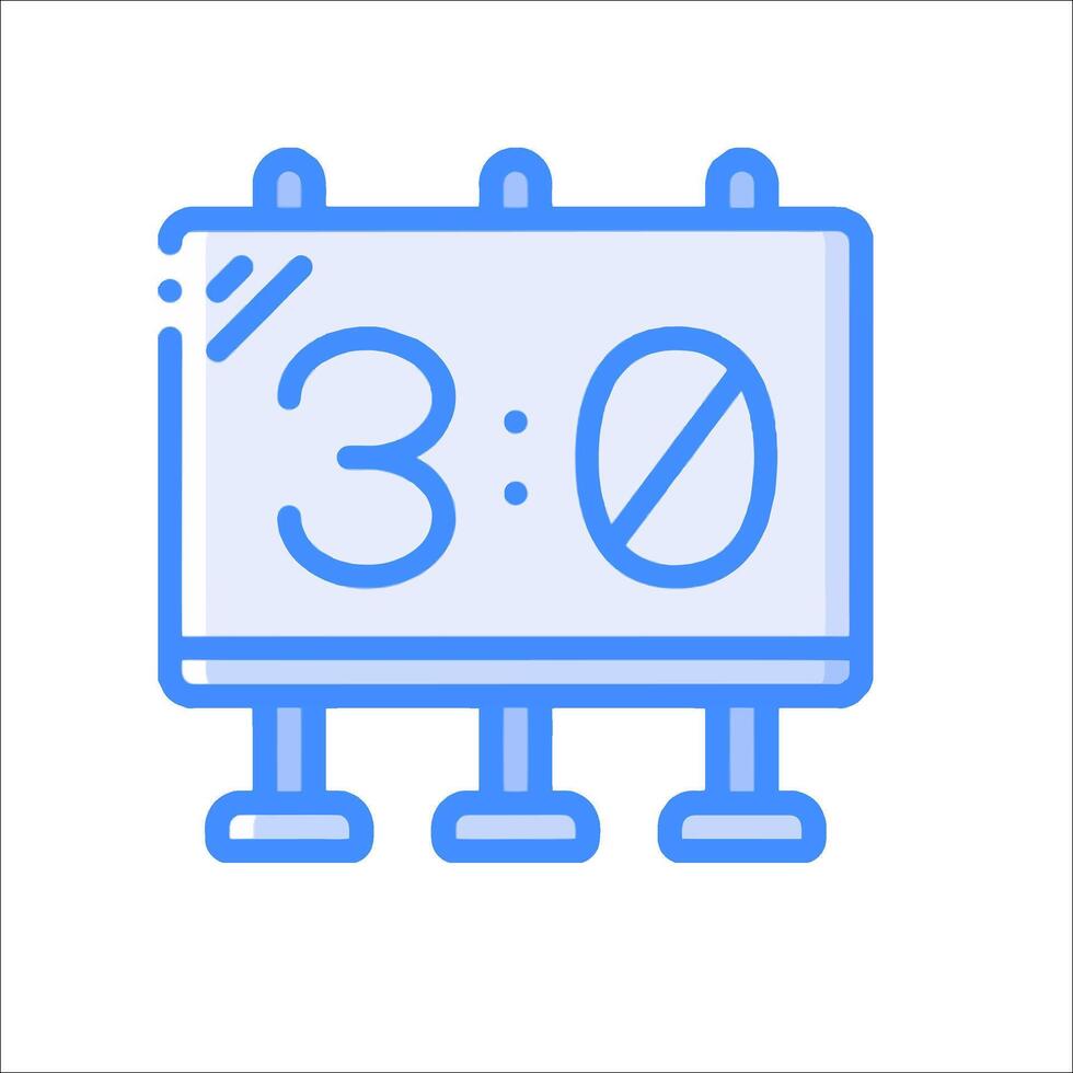 A clock with a 30 minute timer on it vector