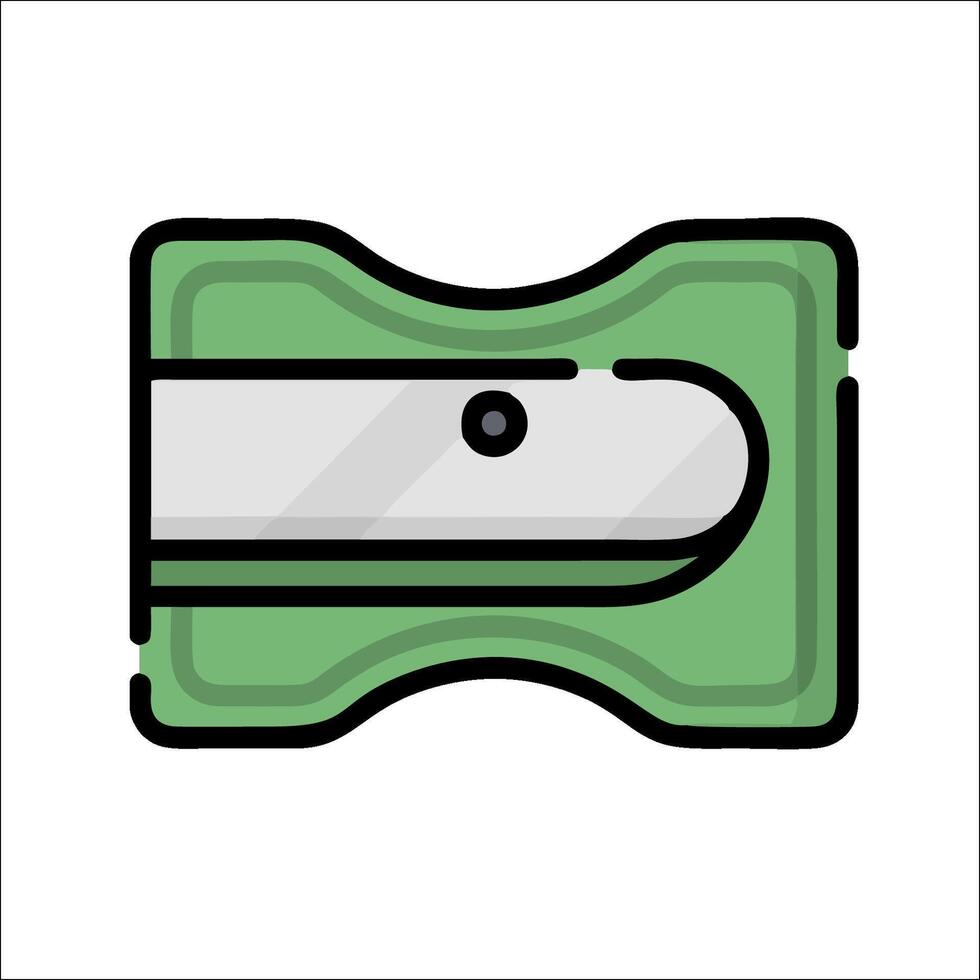 A green and white bandage with a knife on it vector