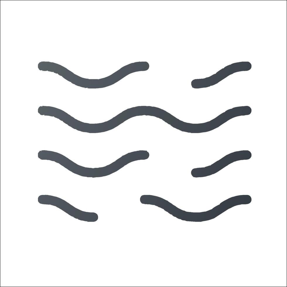 Wave icon illustration vector