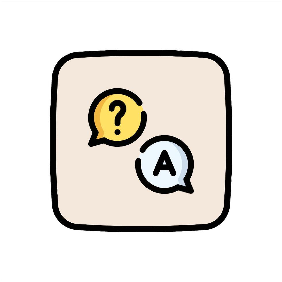Question mark icon illustration vector