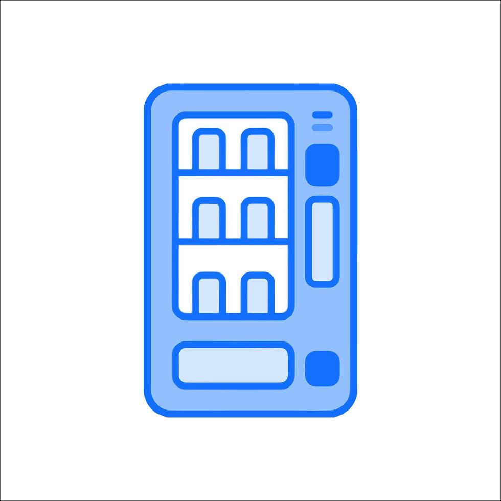 A vending machine icon on a white background vector